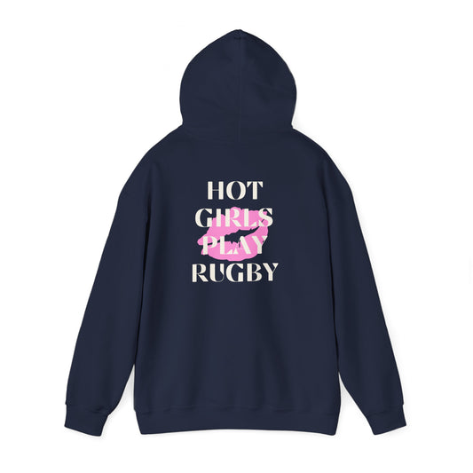HOT GIRLS PLAY RUGBY HOODIE